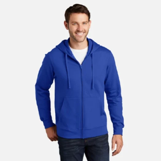 PC850ZH Port & Company Fan Favorite Fleece Full-Zip Hooded Sweatshirt