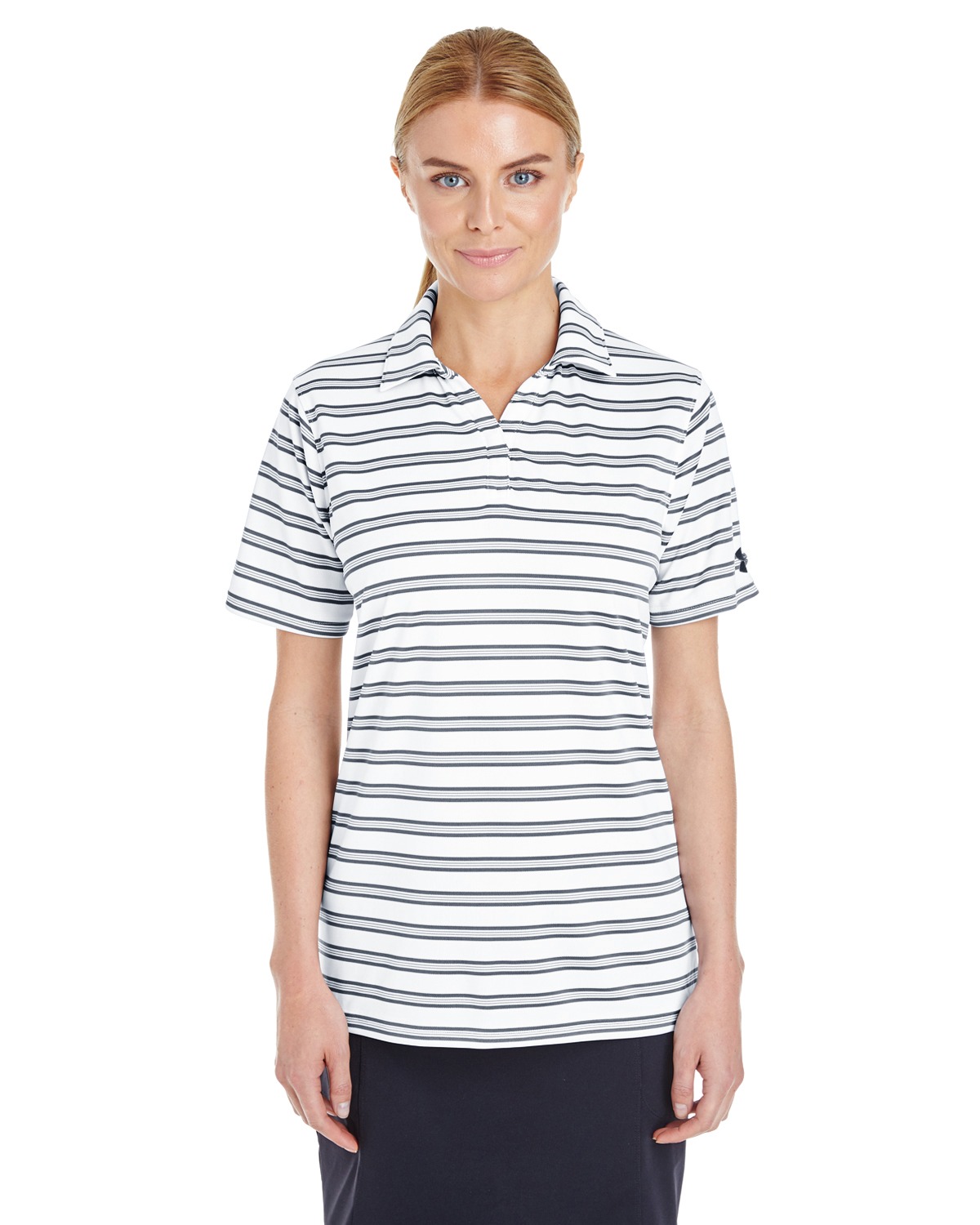 under armour tech stripe polo