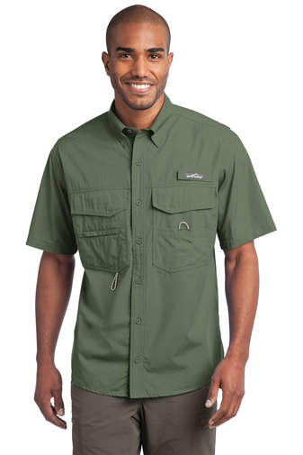 Eddie Bauer® Unisex Short-Sleeve Performance Fishing Shirt - Embroidered  Personalization Available